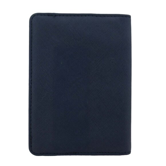 Flight 001 Leather Travel Passport Case (Navy) - Picture 2 of 3